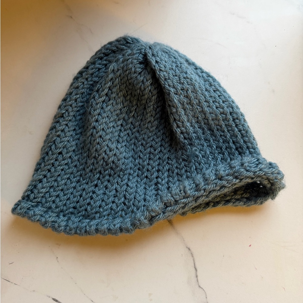 Cozy Knit Kids Beanie - Blue